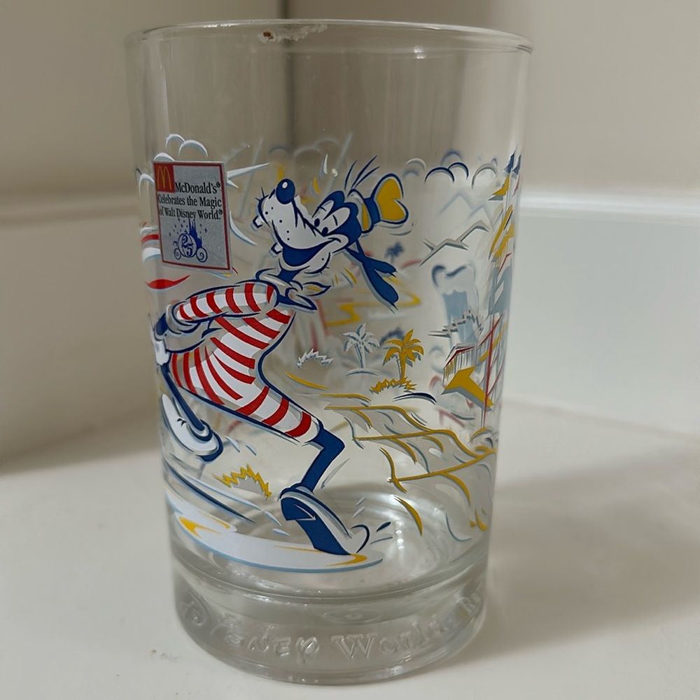 McDonald’s Disney 25th commemorative glass